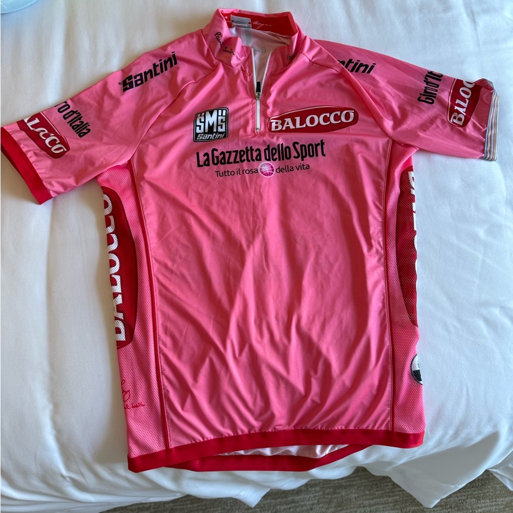Santini Women's Pink Cycling Jersey
